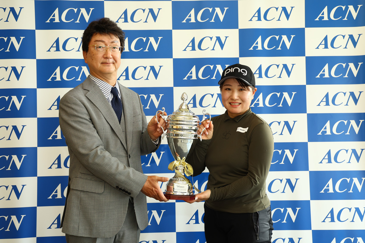 優勝した渡邊詩織選手